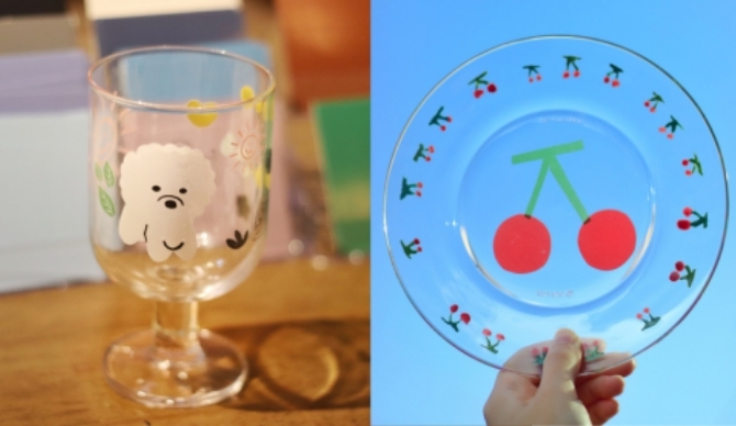 전사지 컵 or 접시 유리공예 1인 체험권 / 33,000원